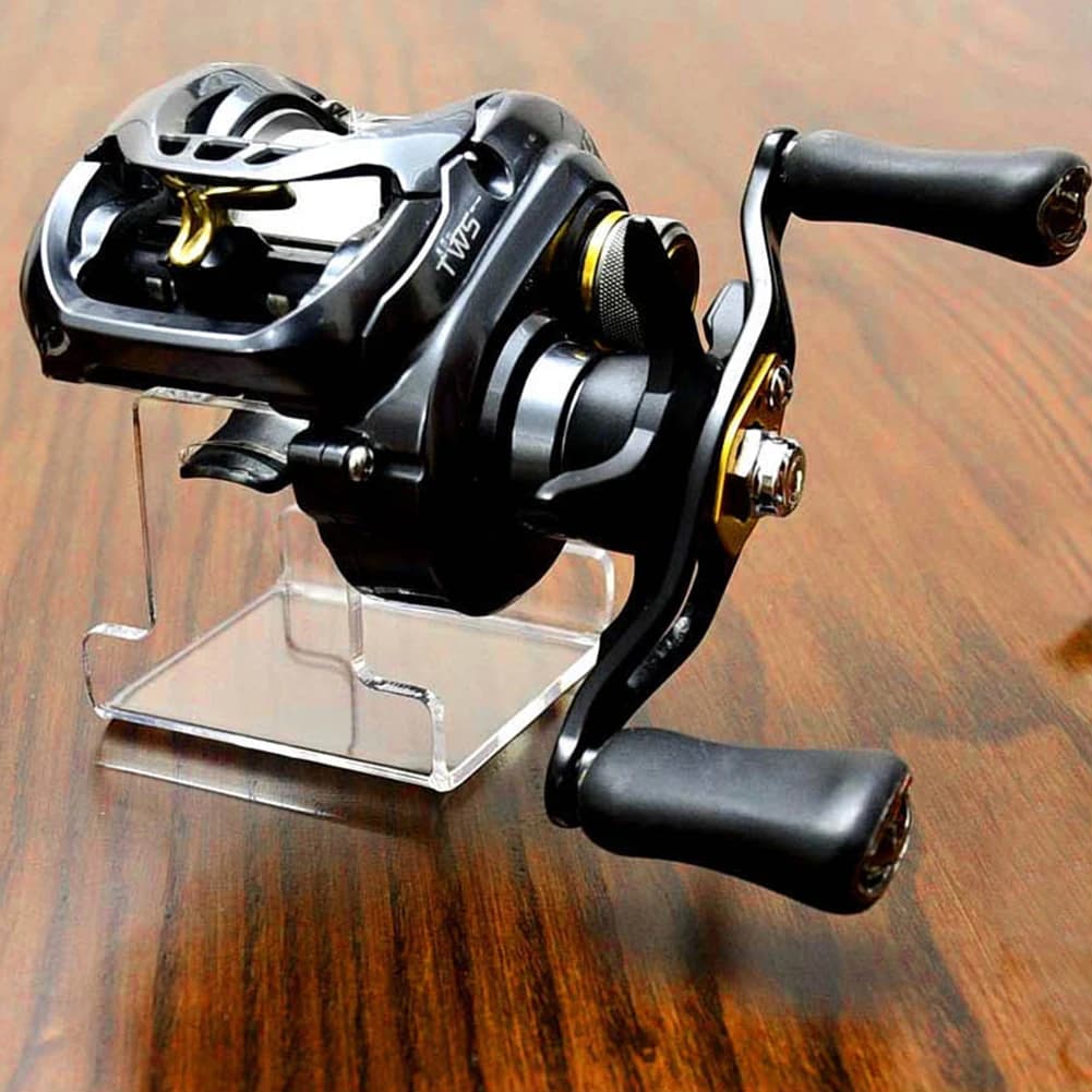 Bait Caster Baitcasting Trolling Drum Reel Wheel Fishing Lure Display Stand Holder Rack Storage raccolta attrezzatura da pesca