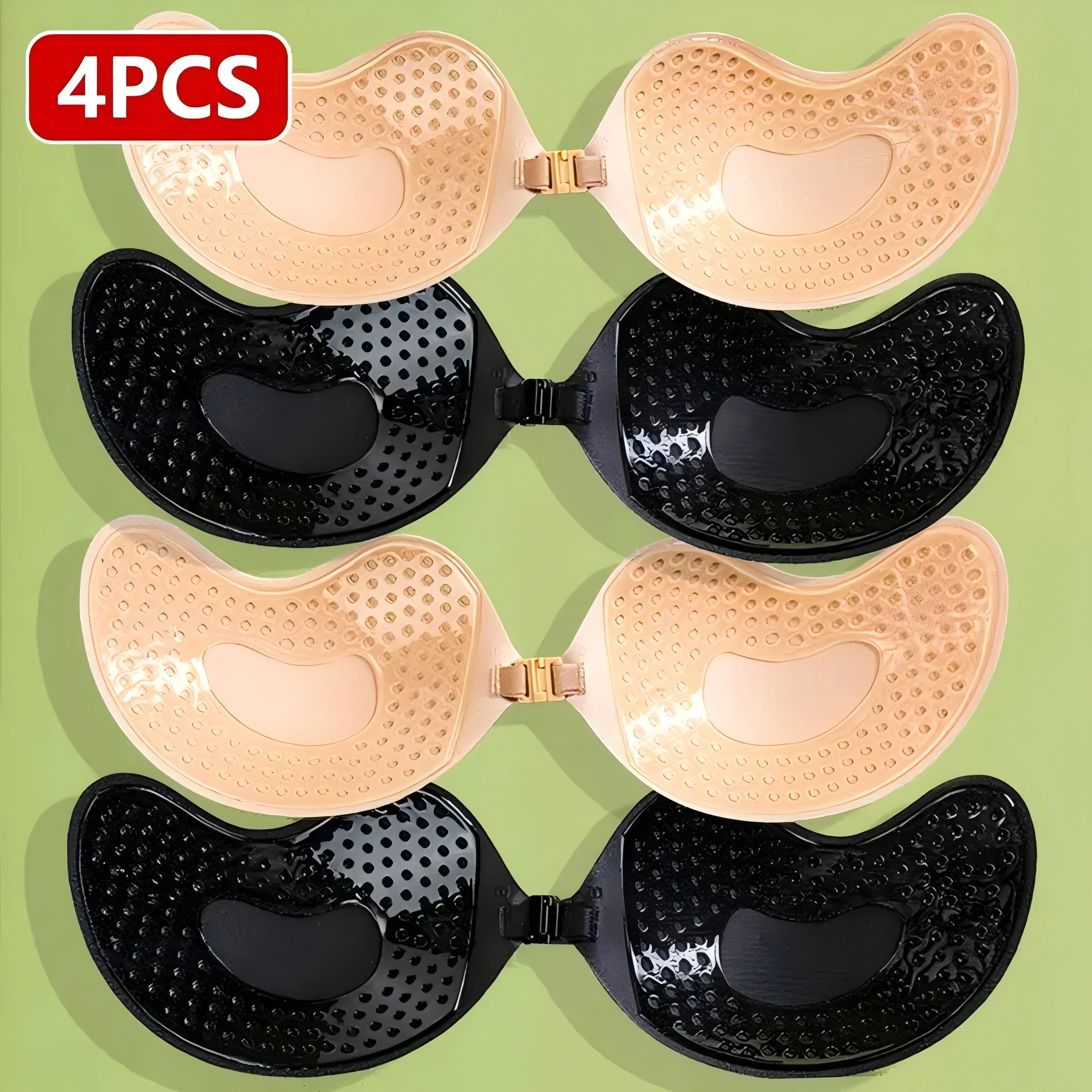 Reggiseno invisibile adesivo da 1 pezzo, reggiseno push up anti-convesso senza spalline e senza cuciture, accessori per lingerie e biancheria intima da donna