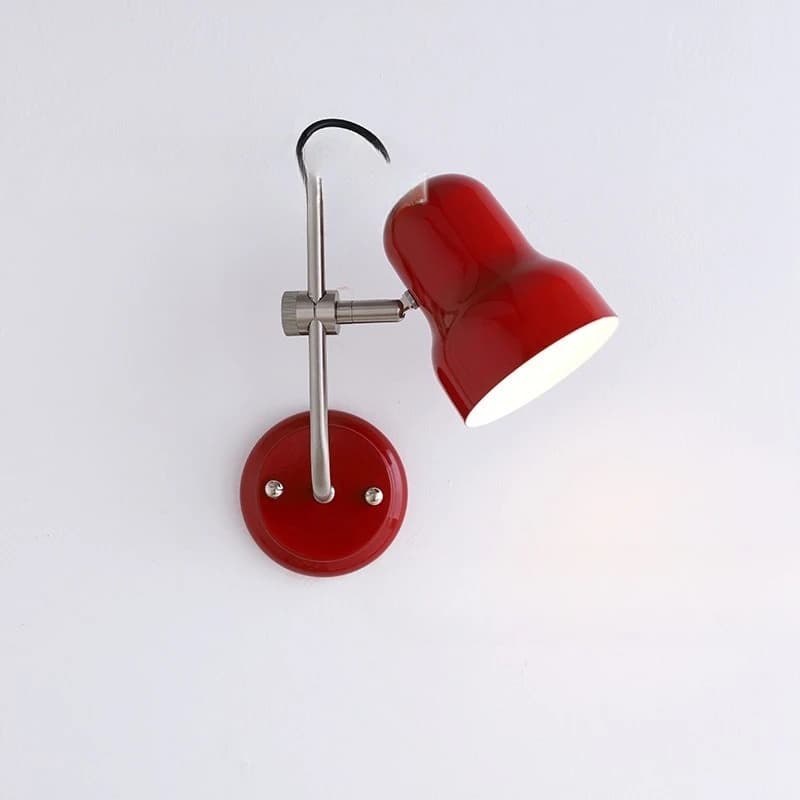 Lampada da parete, lampada da comodino per camera da letto, lettura per studio, scrivania ad angolo regolabile