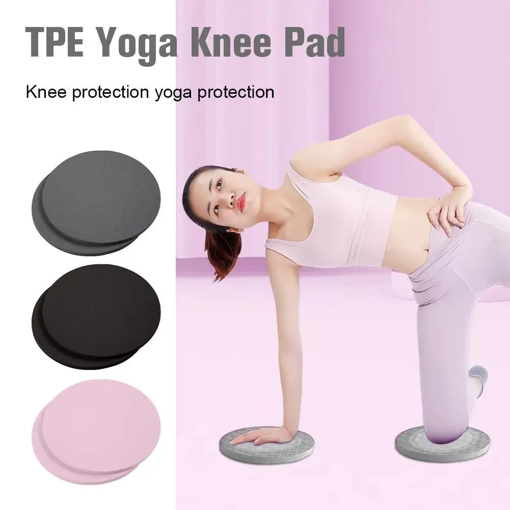 Pack of 2 knee pads for yoga, pillow for exercises often, for knees, elbows, wrist, hands, head, foam, pilates, knee pads