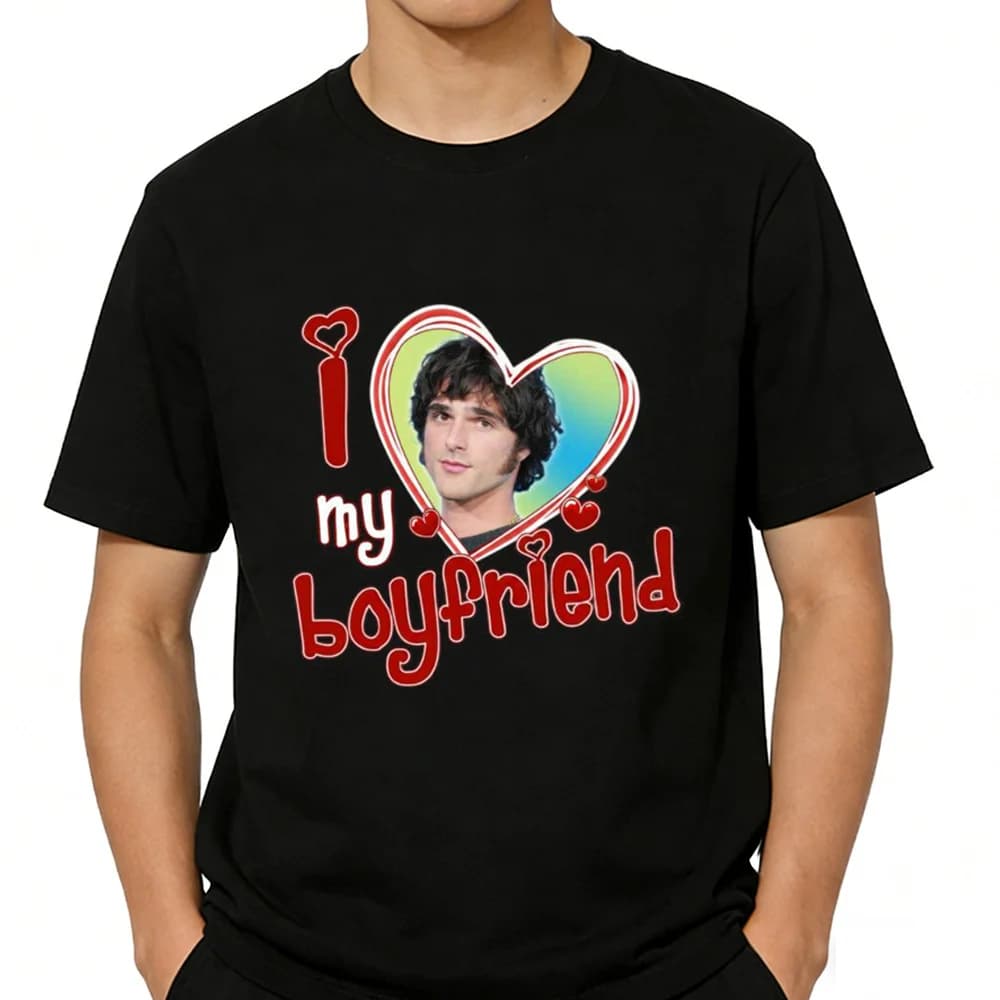 Jacob Elordi cotton t shirt teen Vintage Punk korean clothes 80s Digital shirt University hip hop 2000s Y2k Trendy Pop Culture