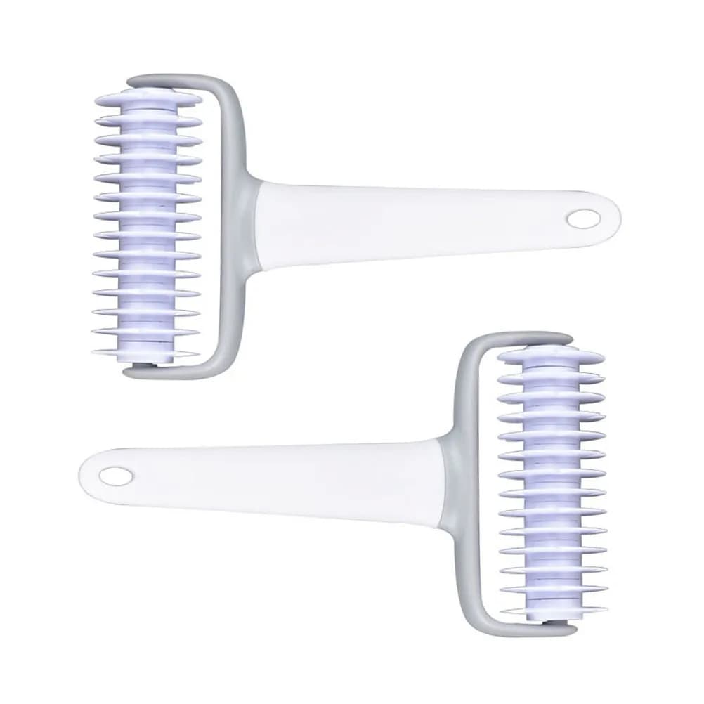 Set di 2 Rulli per Impasto Pizza in PP Liscio, Facili da Pulire, con Manico Antiscivolo per Pasticceria, Noodles, Pizza, Pane, Accessori da Cucina
