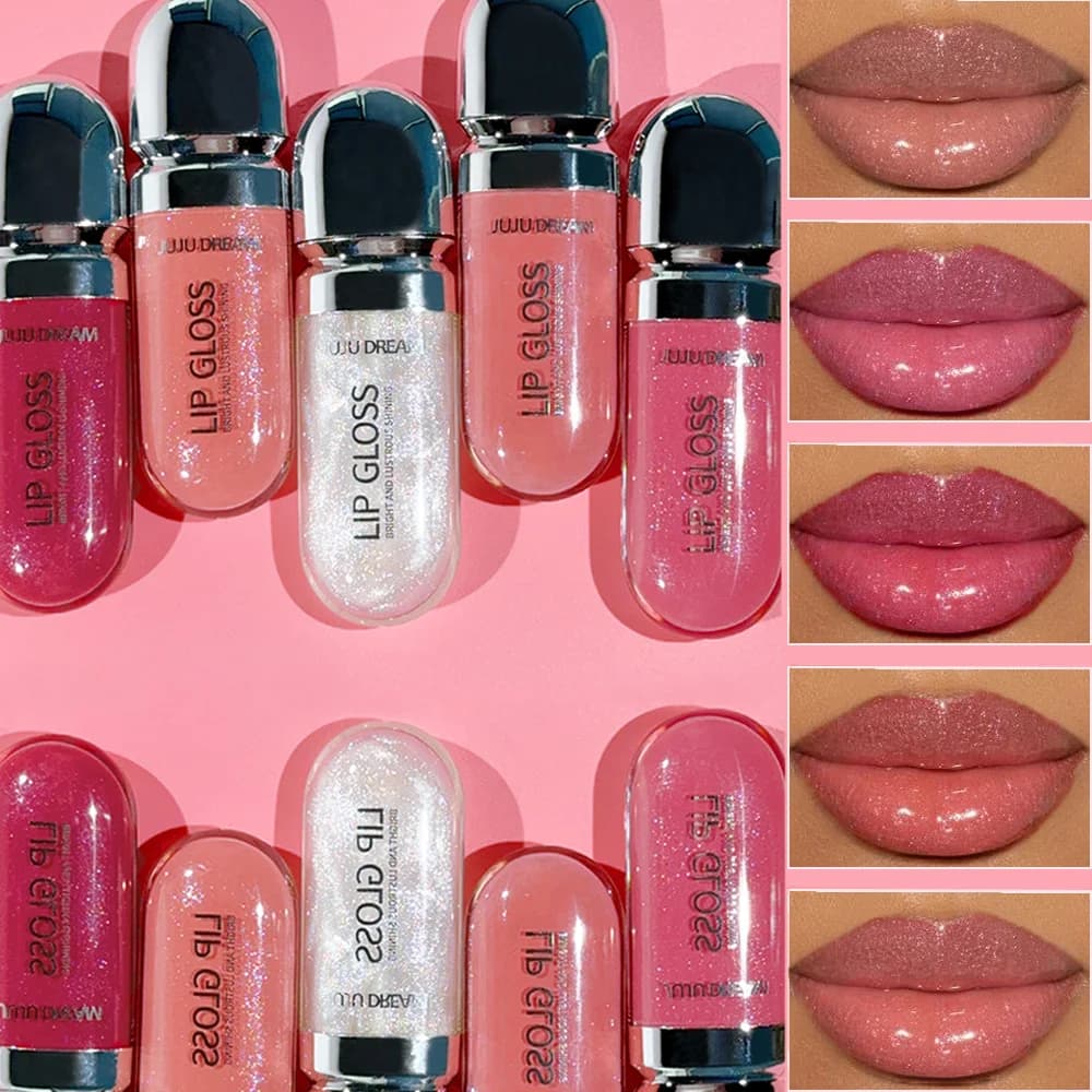 JUJU DREAM Moisturizing Glossylabbra - Glossy lip moisturizing polishing lips non sticky for completely shiny lips