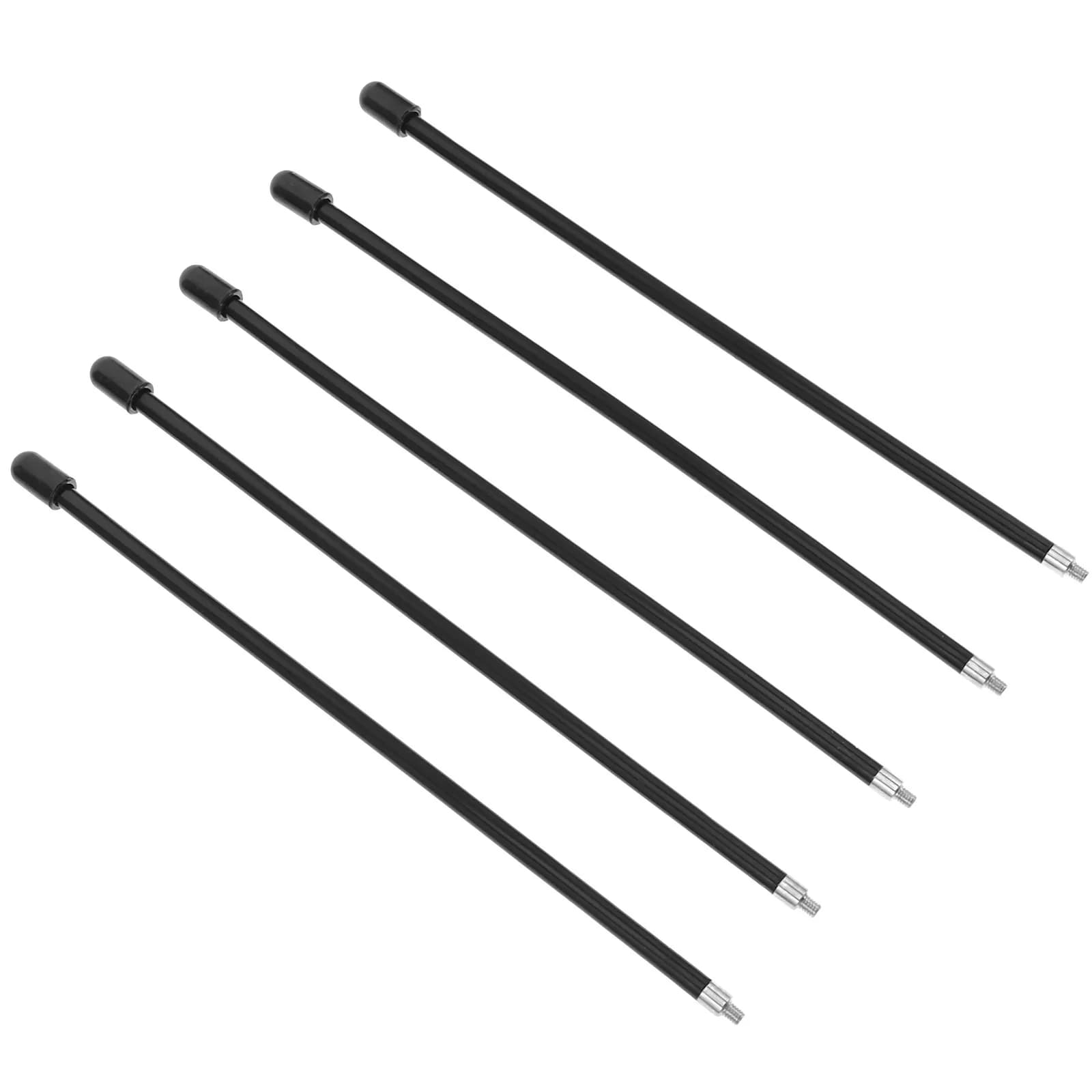Set di 5 Antenne Flessibili in Plastica per Auto Telecomandate, Ricambio con Filettatura Interna ed Esterna per Aerei e Barche RC, Amplificatore di Segnale