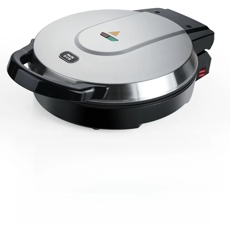 Commercial electric tortier and pan for domestic use, double-sided heating, large automatic pancake machine with pancake pan