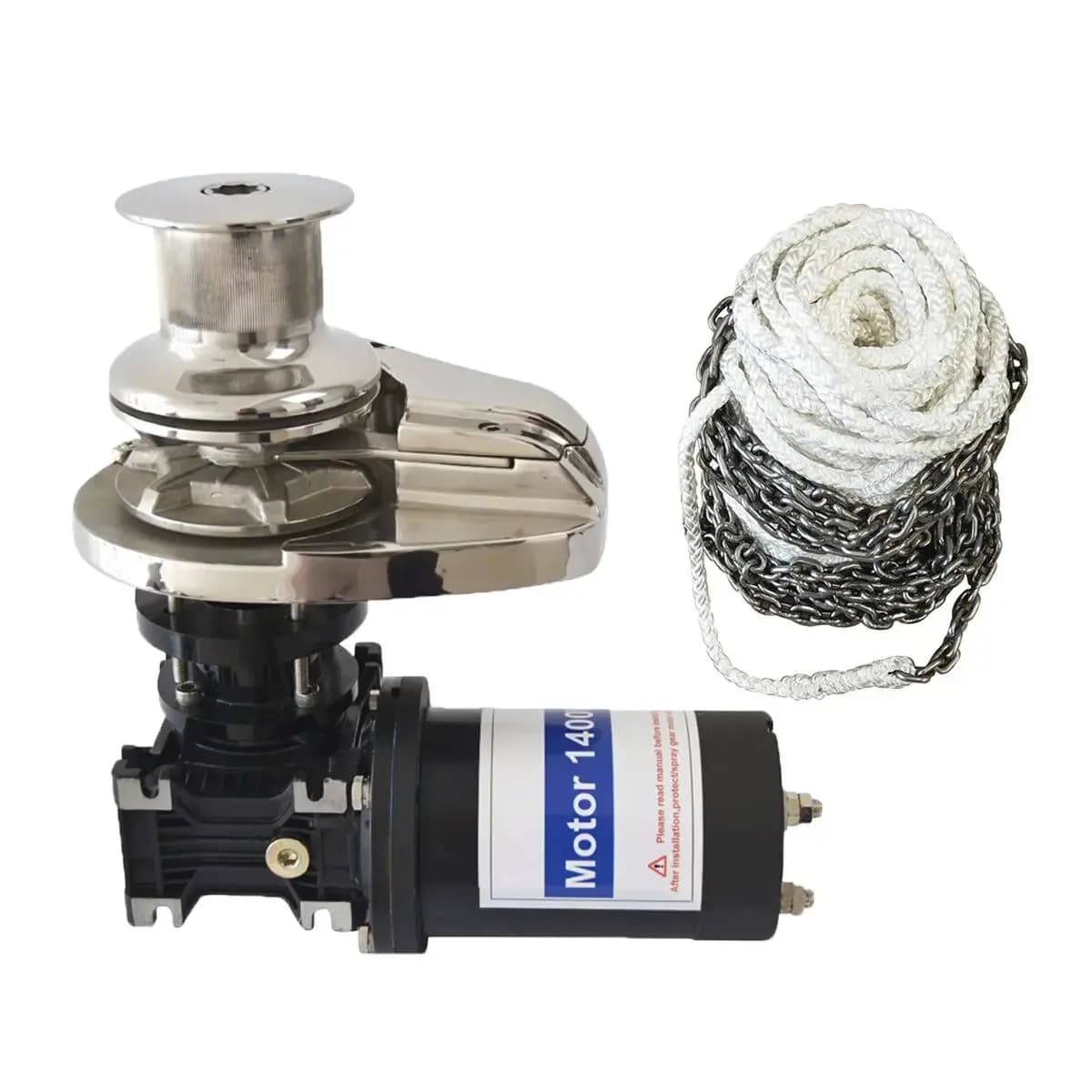 Salpa ancora elettrico marino 12/24V 600W-1200W per barche, navi e yacht - Attrezzatura nautica