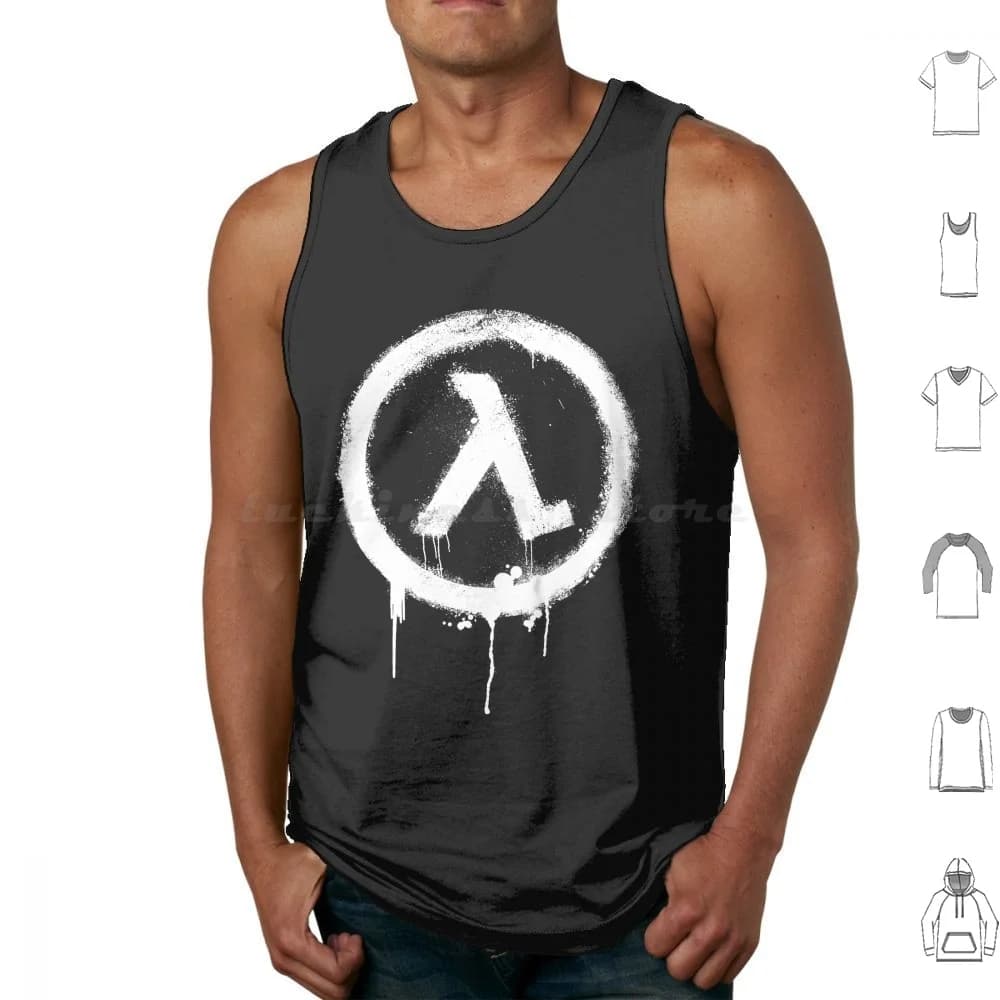 Rise & Shine Half Life Canotte Canottiere senza maniche Half Life Logo Half Life Gordon Freeman Halflife Spray Half Life Science