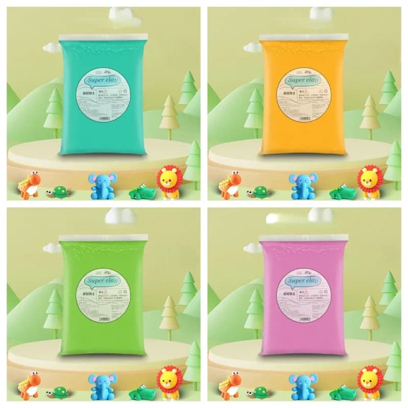 500g argilla colorata ultraleggera per bambini fai da te giocattolo fatto a mano bambola tazza di ceramica che fa forniture materiale polimerico impasta
