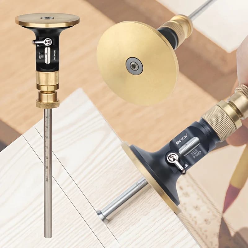 Righello per Marcatura in Alluminio per Lavorazione del Legno - Strumento di Precisione per Marcatura a Coda di Rondine e Mortasatura - Strumento Professionale per Marcatura Lineare
