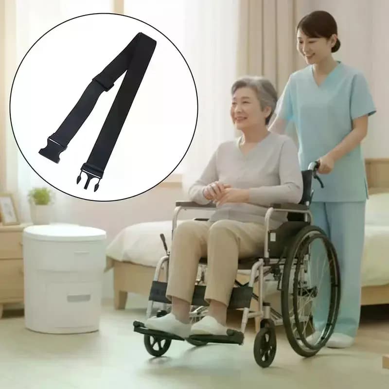 Wheelchair Seat Belt Adjustable Quick Release Restraints Straps Chair Waist Lap Strap For Elderly Or Legs Patient Care