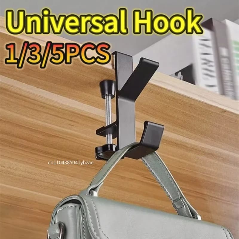 Adjustable Desktop Board Hook Game Headphones Desk Bag Hook Key For Backpack Hook For Hanger Home Office Organizer Without Punching