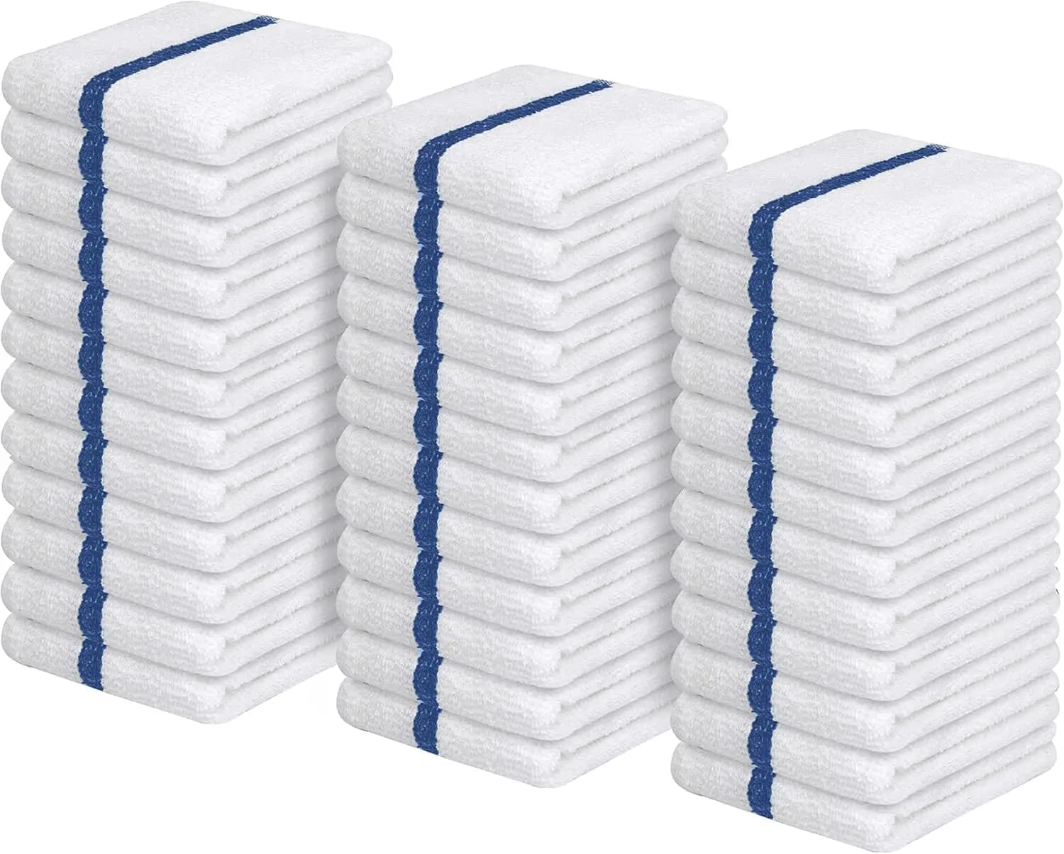 Panni per Bar (Confezione Convenienza da 36) Misura 16'x19' – Assorbenti e Resistenti, Stracci Multiuso per la Pulizia