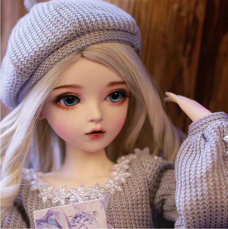 Bambola BJD Katie SD con Trucco, Bambola Ragazza Doris, Giocattolo di Simulazione con Abito da Sposa e Vestito da Principessa
