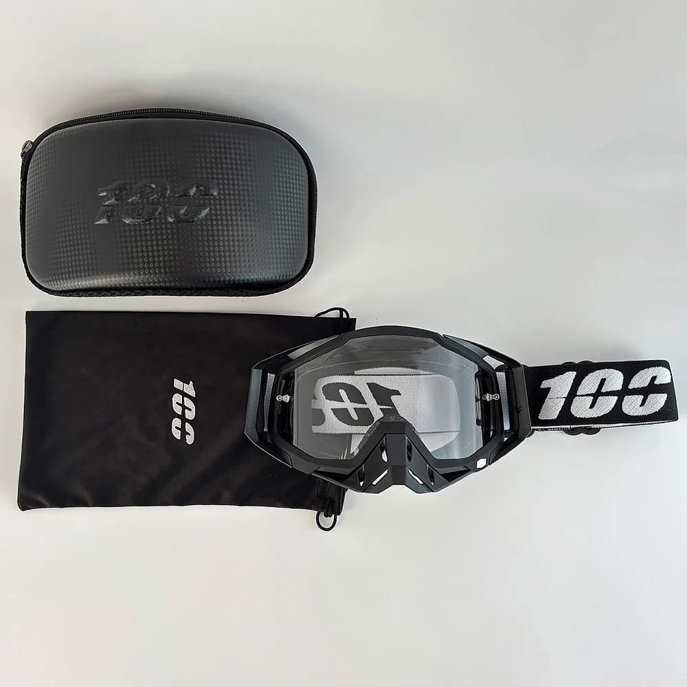 Un set di occhiali da moto ciclismo MX fuoristrada sci sport ATV Dirt Bike occhiali da corsa per occhiali da motocross protezione Moto