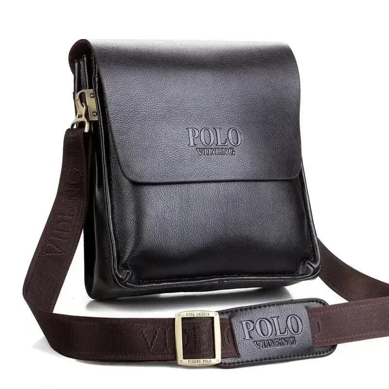 Single shoulder bag for leisure Polo men's vertical bag trend inclined shoulder bag