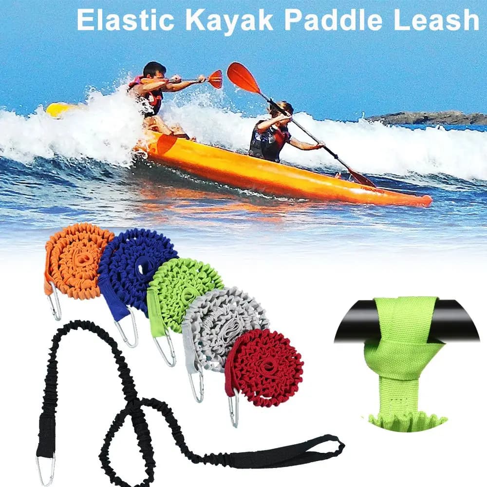 Nylon Carabiner Fishing Rod Holder Safety Paddle Board Rope Kayak Rod Lanyard Surfboard Ankle Leash Paddle Leash
