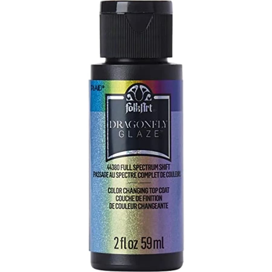 Dragonfly Glaze Premium Acrylic Topcoat Paint, Full Spectrum, 44380