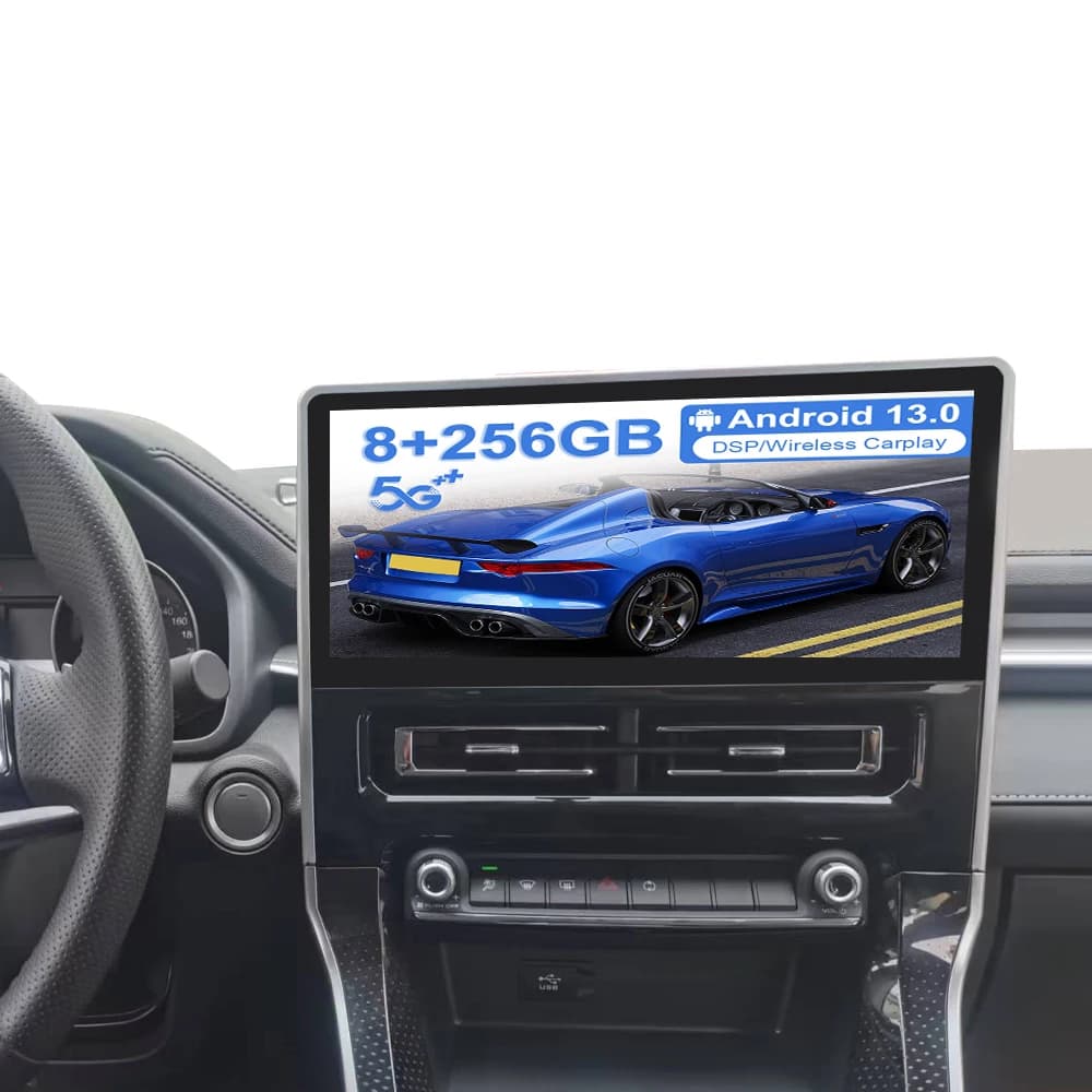 Touch Screen Carplay da 12.3 pollici Android 14 8 + 256GB per Great Wall Haval M6 Plus 2023 2024 Autoradio Lettore DSP GPS Cuffie stereo