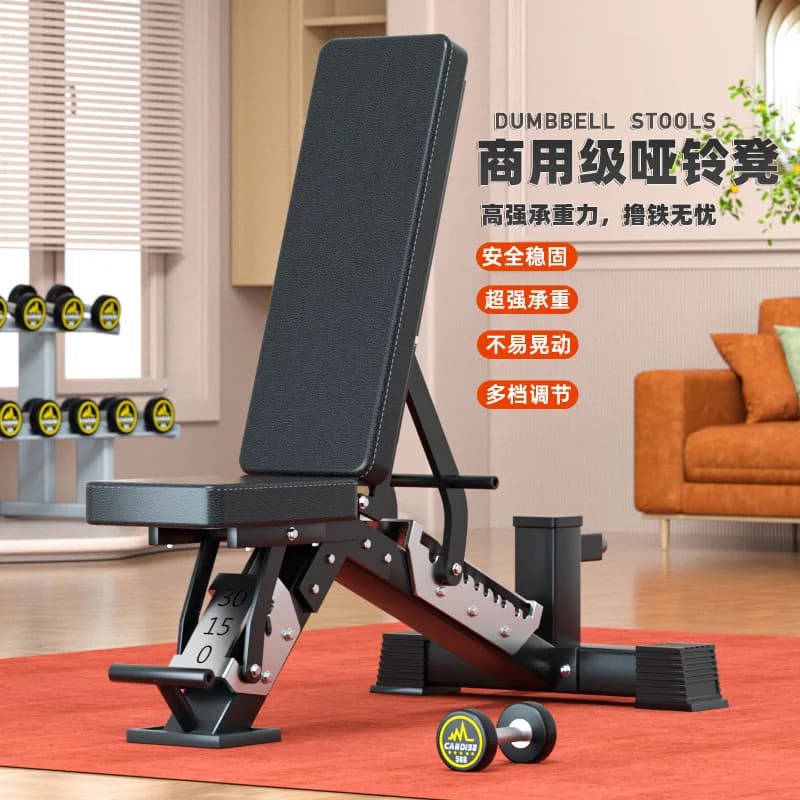 Adjustable Multi-Functional Dumbbell Bench, Professional Weight Bench for Bench Press, Home & Commercial Fitness Workout Chair
