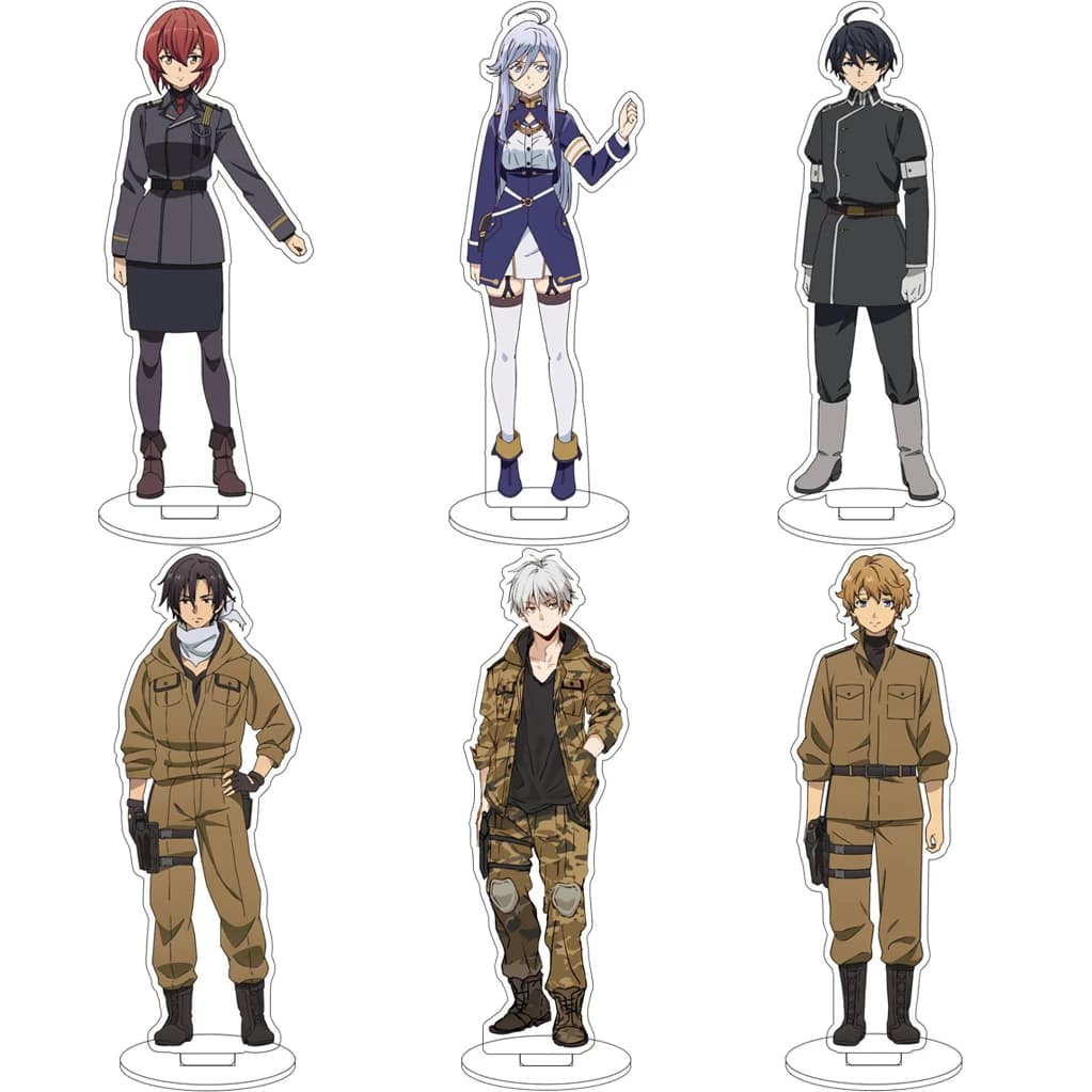 Anime 86 Eighty-Six da 16 cm ‌ Vladilena Mirize Nouzen Shinei Gunslinger Kurena Kukimura Cos Statuetta in Acrilico con Supporto, Regali e Ornamenti