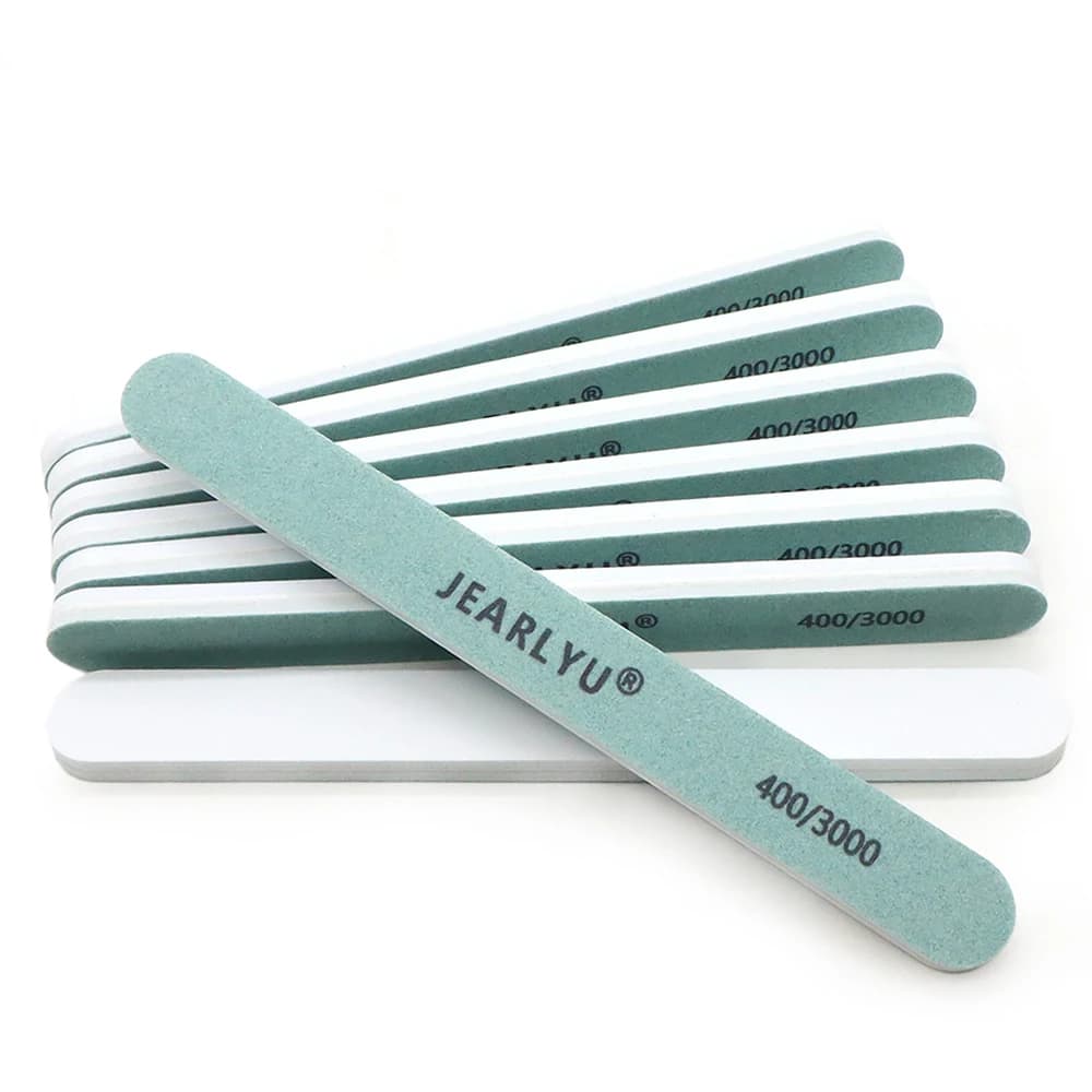 3/5/10 pezzi lima per unghie a doppia faccia lucidatura striscia tampone lima per manicure per unghie gioielli in argento lucidatura accessori per unghie strumenti