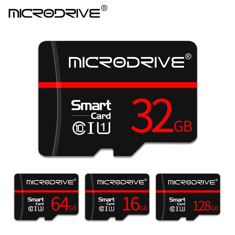 Scheda Micro TF/SD 256GB 128GB 64GB 32GB 16GB 8GB Scheda di memoria A1 Classe 10 UHS-1 Scheda Flash TF per Samrtphone/PC