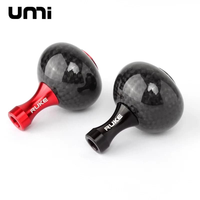 Umi DIY Fishing Reel Carbon Knob Include 2pcs Bearings And 6pcs Washers For Sh/Dai DIY Rocker Weight 13.5g/pc Dia 38mm Accessory