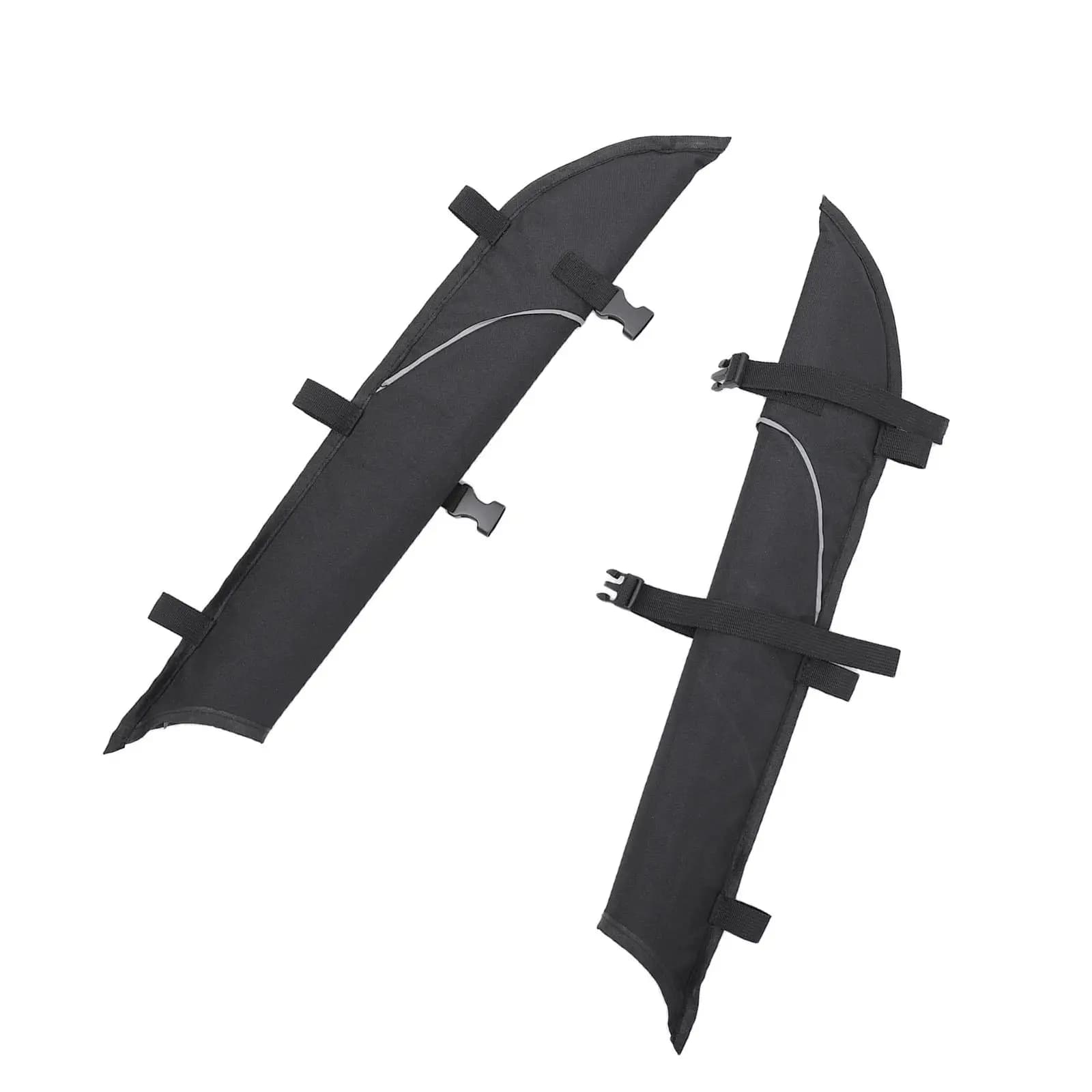Fodere per pagaia per kayak da 2 pezzi con rivestimento riflettente fisso per barca a remi