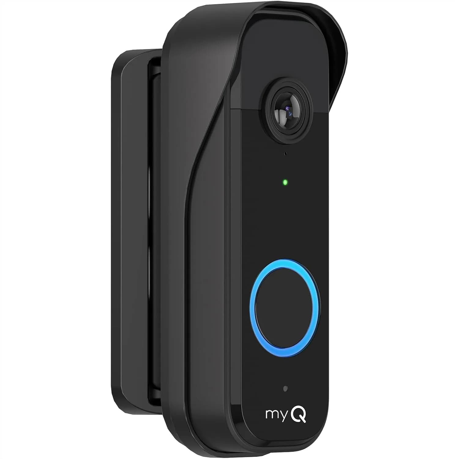 Supporto regolabile per campanello video myQ, 40-140 ° Supporto resistente alle intemperie per la visualizzazione dell'angolo di visione, per case, appartamenti, dormitori, nero