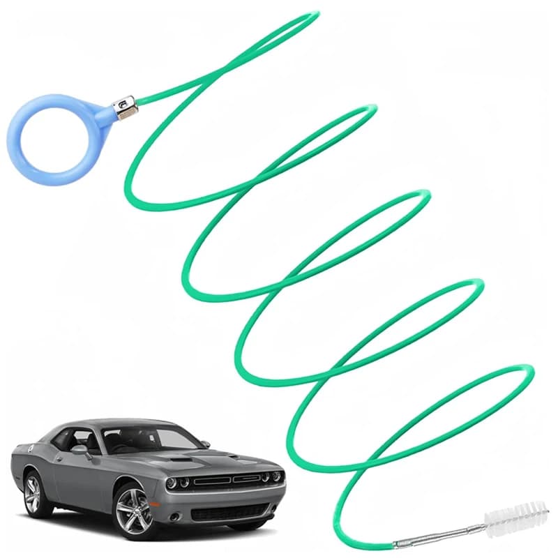 Portatile 3m 5mSpazzola per la pulizia dello scarico del tetto apribile per auto Pulitore per fori di scarico per auto Spazzola di scarico flessibile Detergenti per tubi lunghi Strumento per la pulizia dei tubi