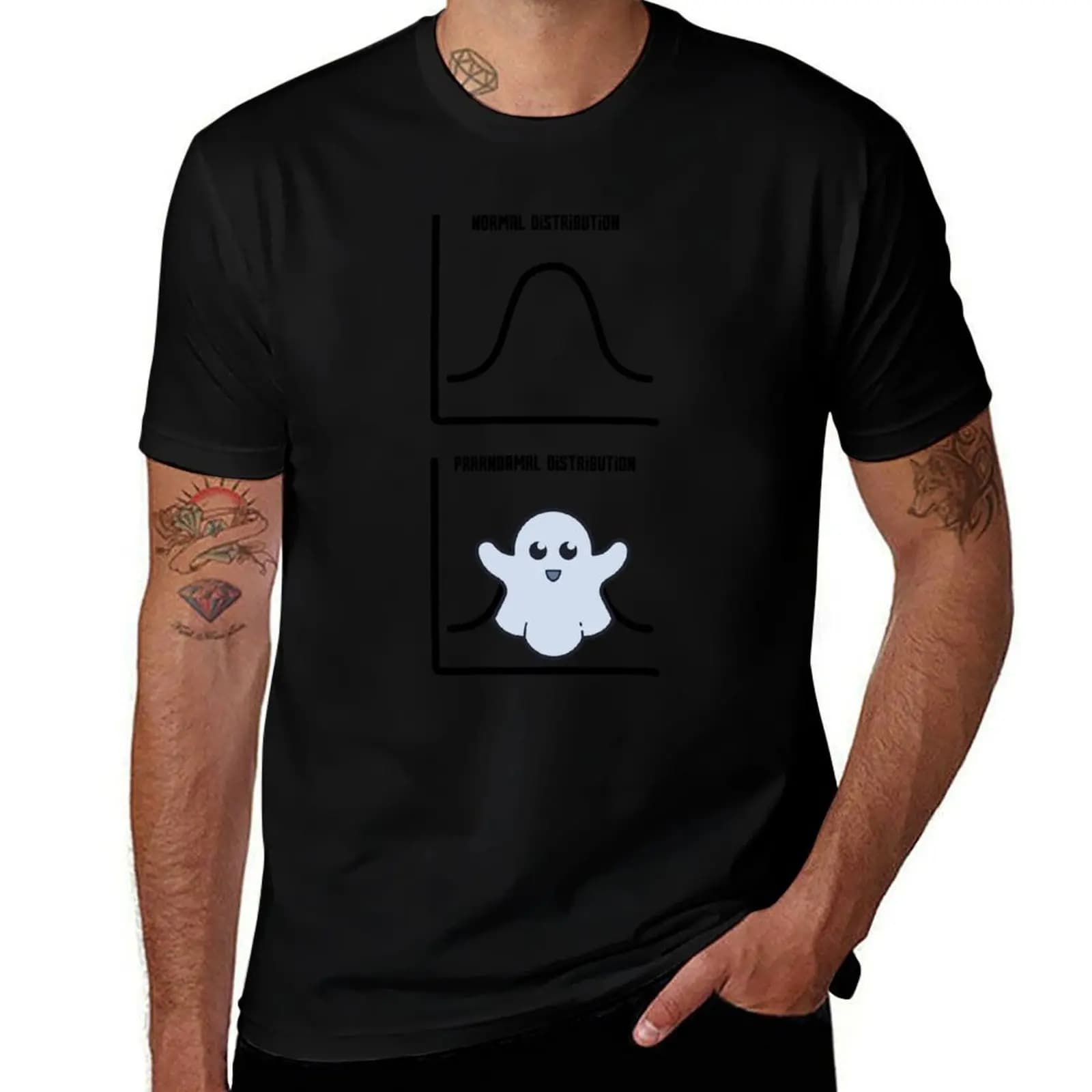 Normal Distribution Paranormal Distribution Paranormal Distribution T-Shirt Moisture Control Sports Tee