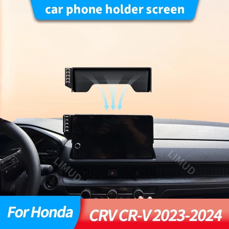 Supporto Magnetico per Telefono Auto per Honda CRV/CR-V 2023 2024 con Ricarica Wireless, Base Fissa per Schermo e Staffa di Navigazione - Accessori Auto