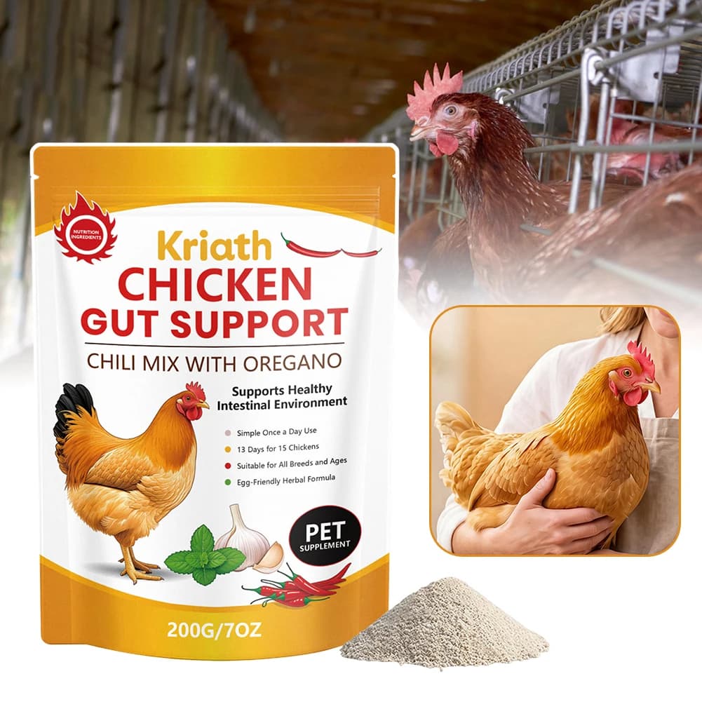 200g Natural Chicken Herbal Supplement,Daily Gut Support Chili Mix With Oreganos Supports Healths Intestinal Environment
