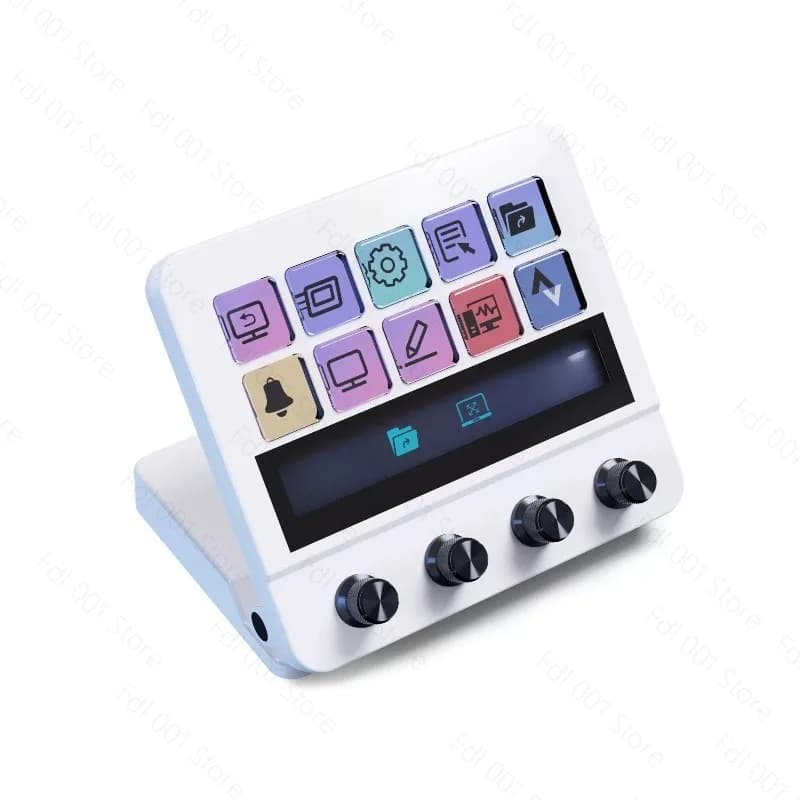 Programmable Macro Keypad Visual Stream Deck Custom Hotkey Pad for Gaming Streaming