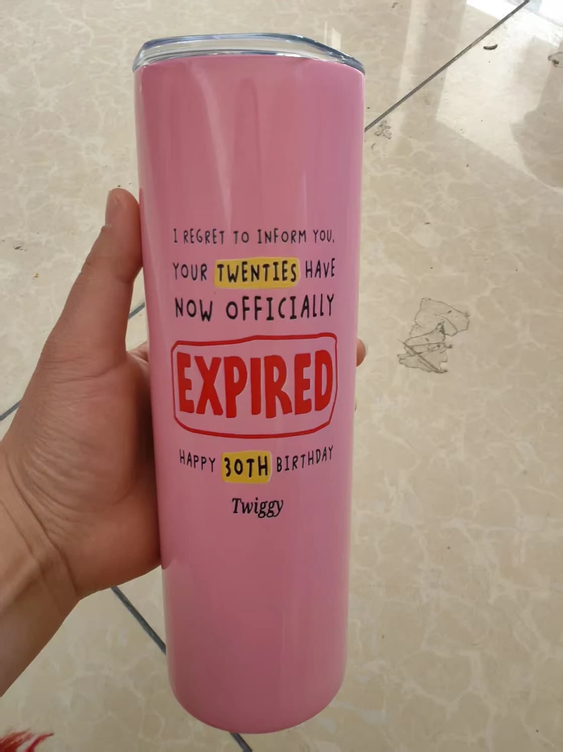Nuovo bicchiere magro da 20 once con coperchio birra di paglia Swig Thermos tazza tazza di vino bicchieri tazze doppia parete bottiglia d'acqua isolata sotto vuoto