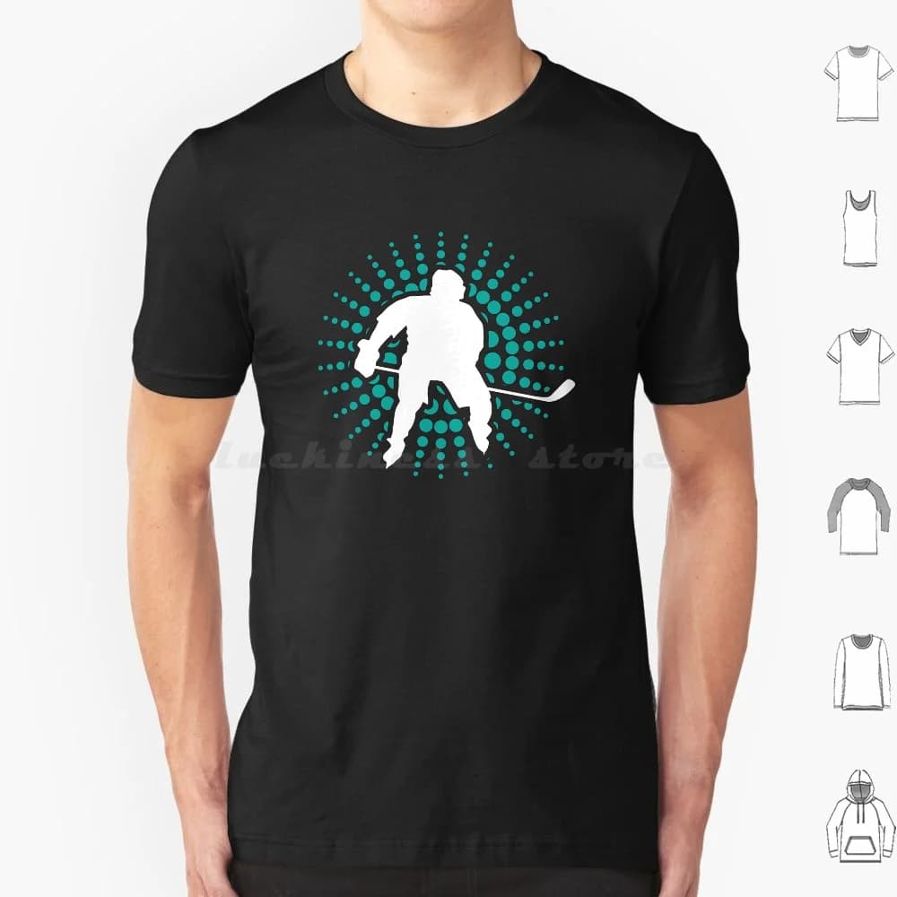Hockey su ghiaccio Patinatore Sci Sport invernali Regalo di festa T Shirt Grande formato 100% cotone Sci Pattinaggio su ghiaccio Hockey su ghiaccio Sci Sciatore su ghiaccio