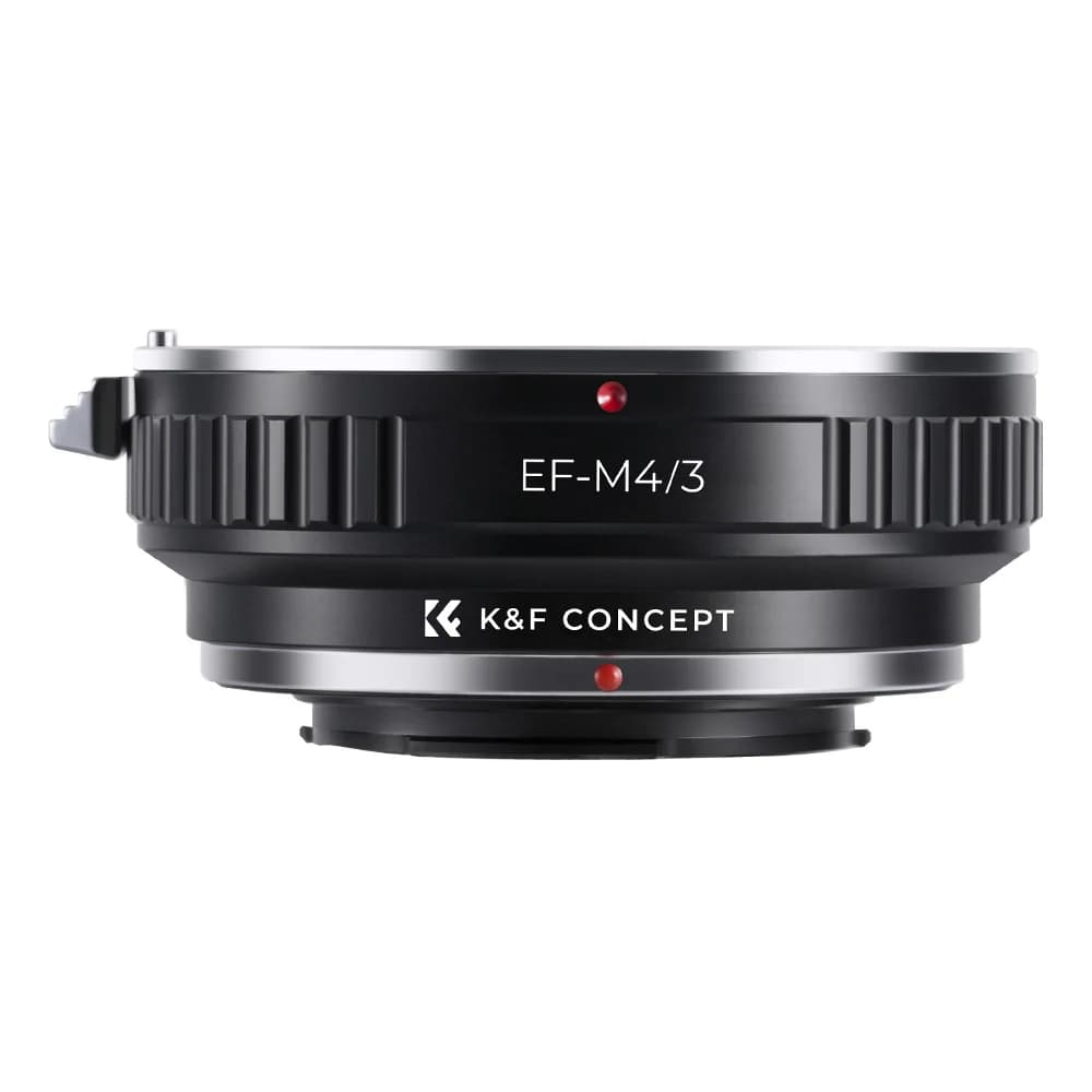 Adapter for K&F CONCEPT lenses from Canon EOS to M4/3 MFT for Olympus PEN and Panasonic Lumix EOS-M4/3 cameras
