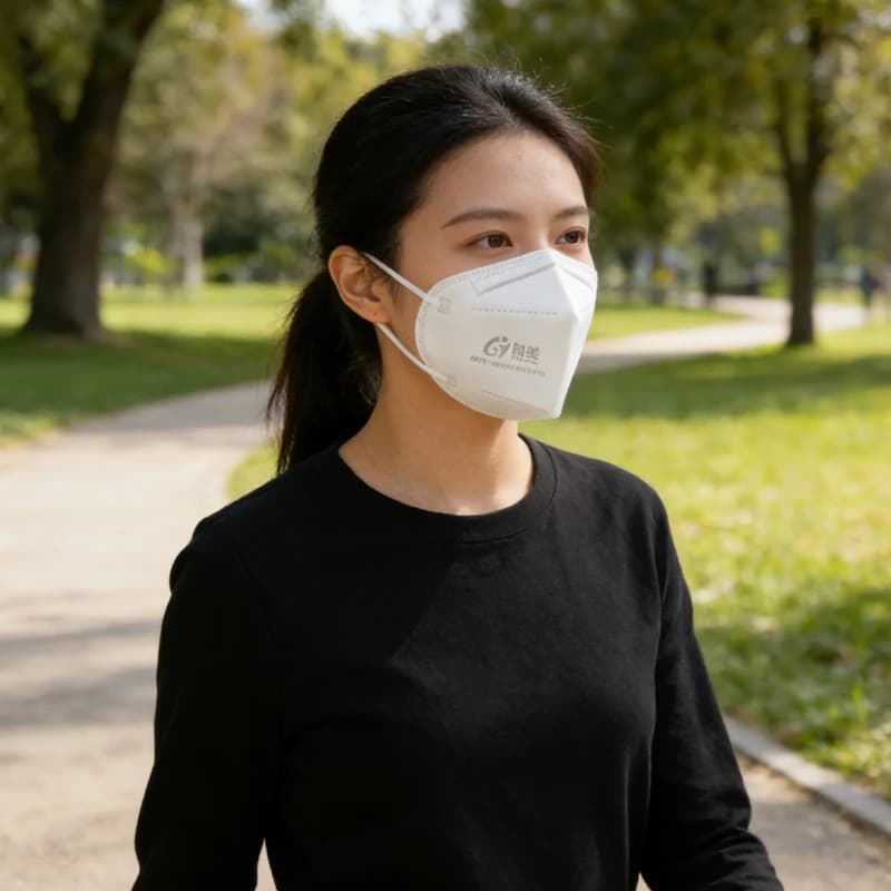 Maschera protettiva da 10 pezzi Maschera antipolvere N95 Maschera protettiva usa e getta Igienica antipolvere Antigoccia Traspirante e non soffocante