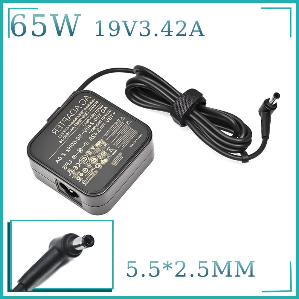 PA-1650-78 19V 3.42A 65W 5.5x2.5mm AC Adapter Power Charger For Asus K56C K501U X555 X555C X555D X555B X555BA Laptop Cargador