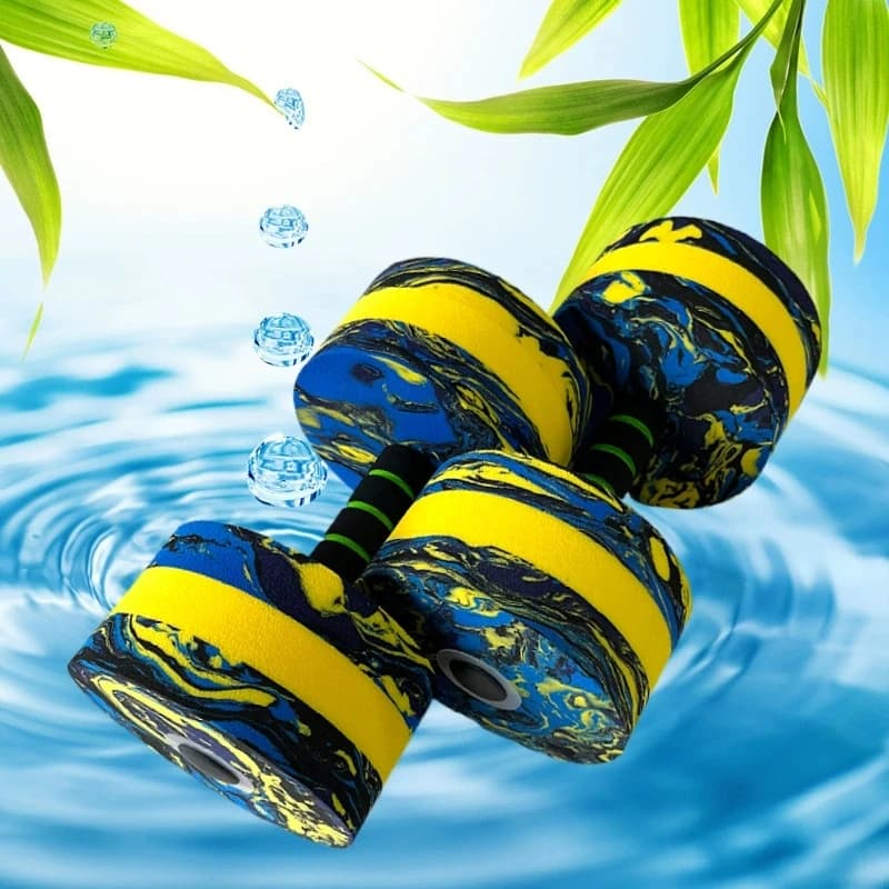 Soft Foam Dumbbells Water Sports Gear EVA Float Dumbbells Children's Aerobic Exercise Equipment Aquatic Yoga Swimming Gear