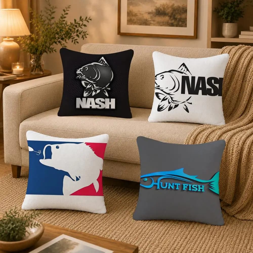 Art M-Monet Water Lilies Black Cat Cushion Cover Washable Soft Plush Cushion Cover Square Pillow Case for Sofa Couch Bed
