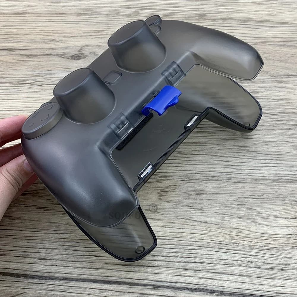 Scatola portaoggetti portatile trasparente per accessori di gioco con maniglia PS5 custodia protettiva rigida trasparente per Controller PS5 Slim