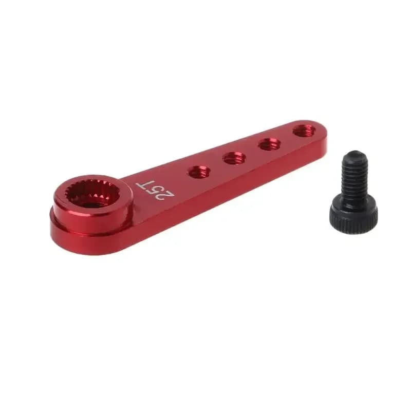 1 Pezzo Braccio Servo di Sterzo in Metallo da 37mm 25T per Auto RC e Parti di Crawler