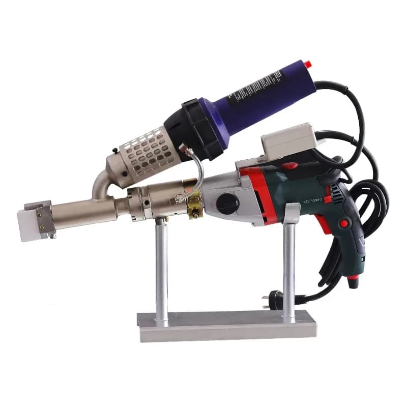 Pistola per Saldatura a Estrusione di Plastica, Saldatrice Portatile per Riparazione di Tubi in PVC e PE, Strumento Industriale