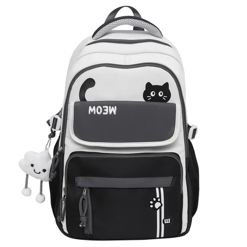 Cute Large Capacity Lightweight Backpack for Students Versatile Daypack for Outdoor Travel, Casual Hiking, School, One-Day Trip