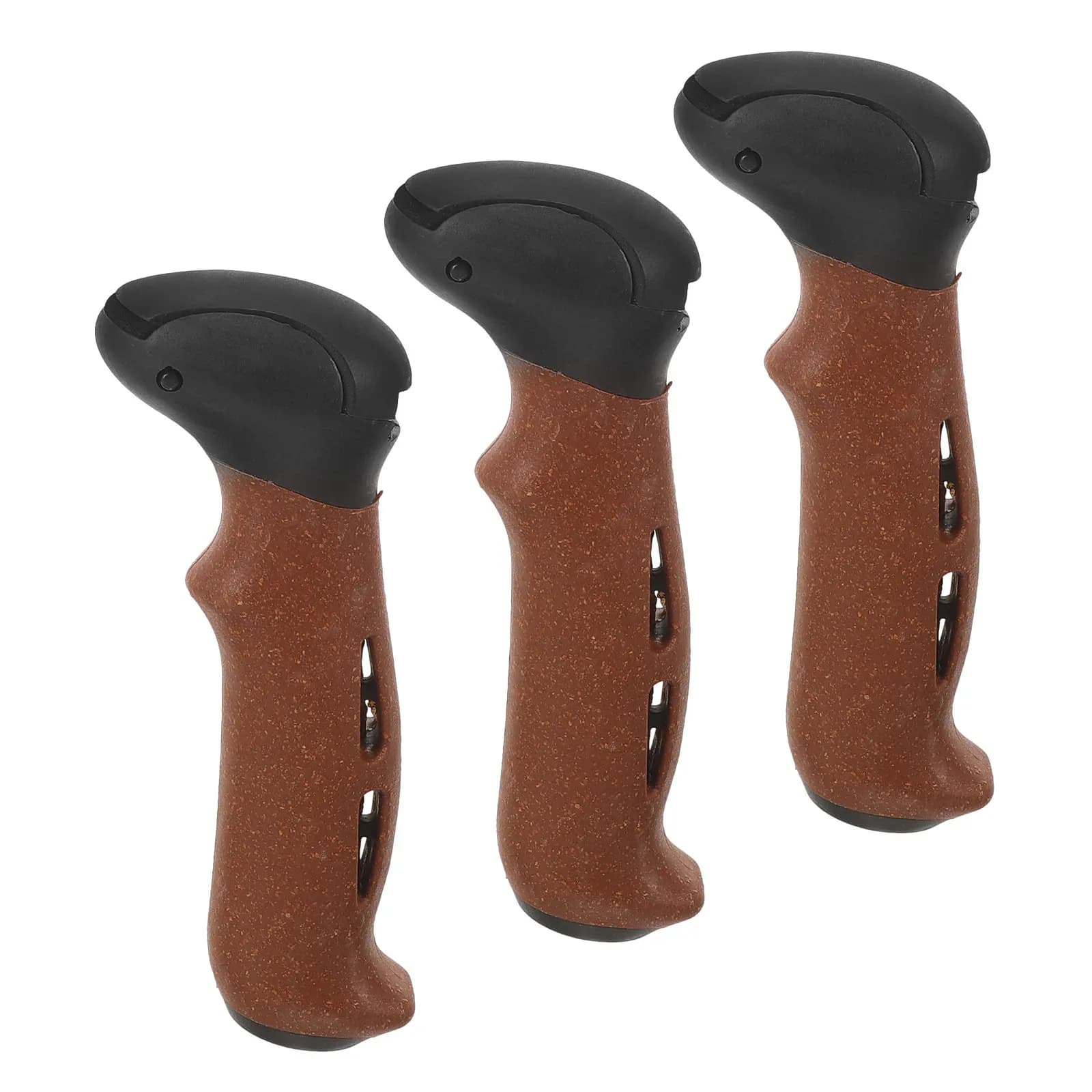 Set di 3 Impugnature in Sughero per Bastoncini da Trekking, Grip Ergonomico Sostitutivo per Bastoni da Escursionismo e Sci, Accessori per Uso Outdoor