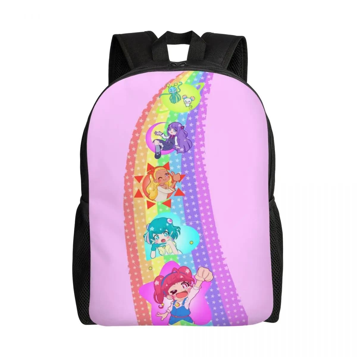 Zaino per laptop personalizzato Pretty C-Cures Zaino per libri di base da donna per borse Sweet Angel per studenti delle scuole universitarie