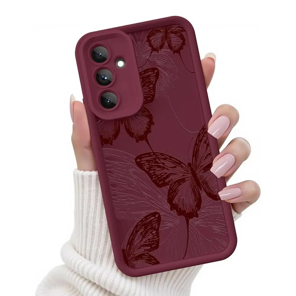 Custodia per Samsung Galaxy S24 Plus, design creativo con motivo a farfalla per ragazze e donne, in morbido silicone antiurto e antigraffio Pro