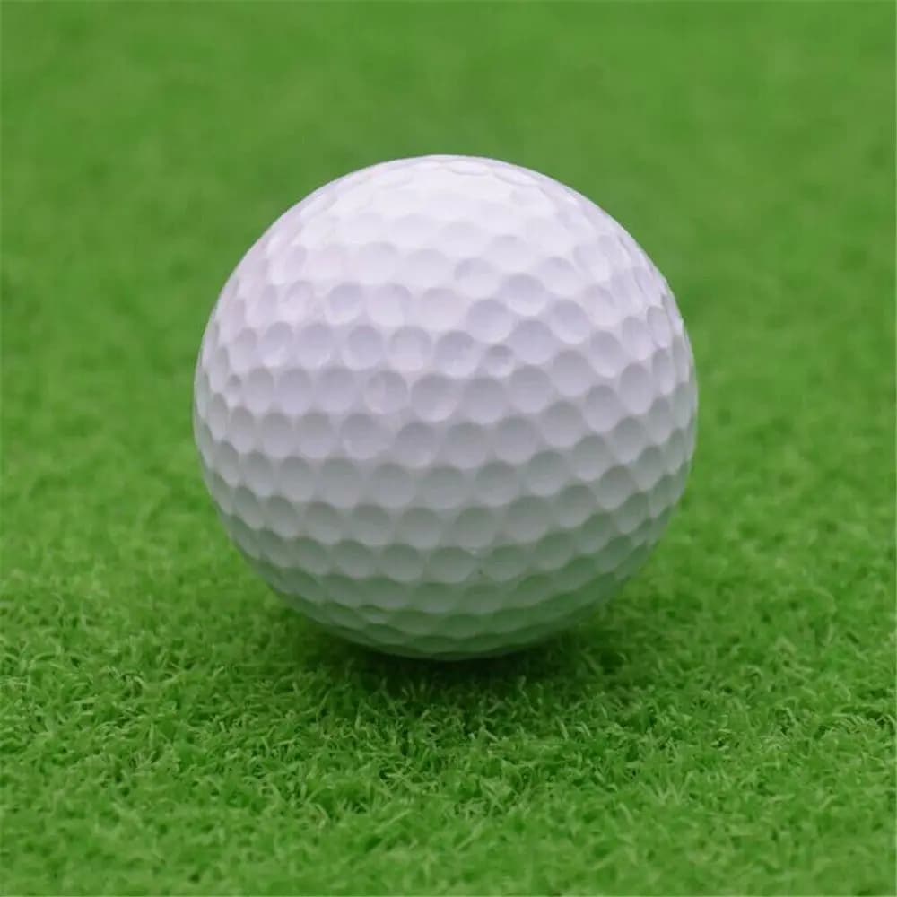 Pallina da Golf Bianca Resistente e Morbida per Allenamento, Attrezzo Sportivo con Texture Delicata