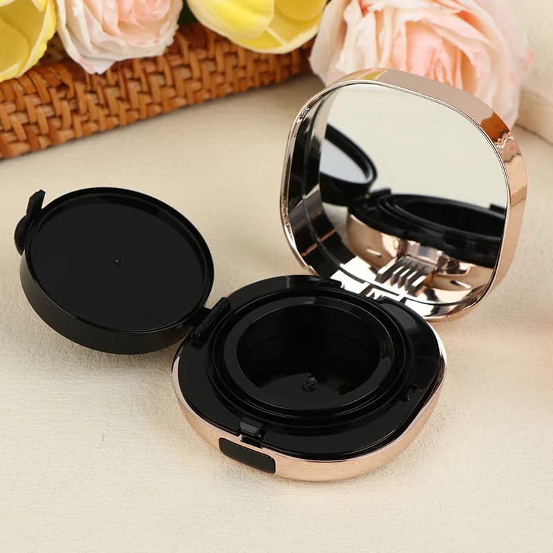 Fashionable Air Cushion Foundation DIY Box Mini Cute Empty Puff Box Portable Mirror For Bb Cream Cosmetic Makeup Case Container